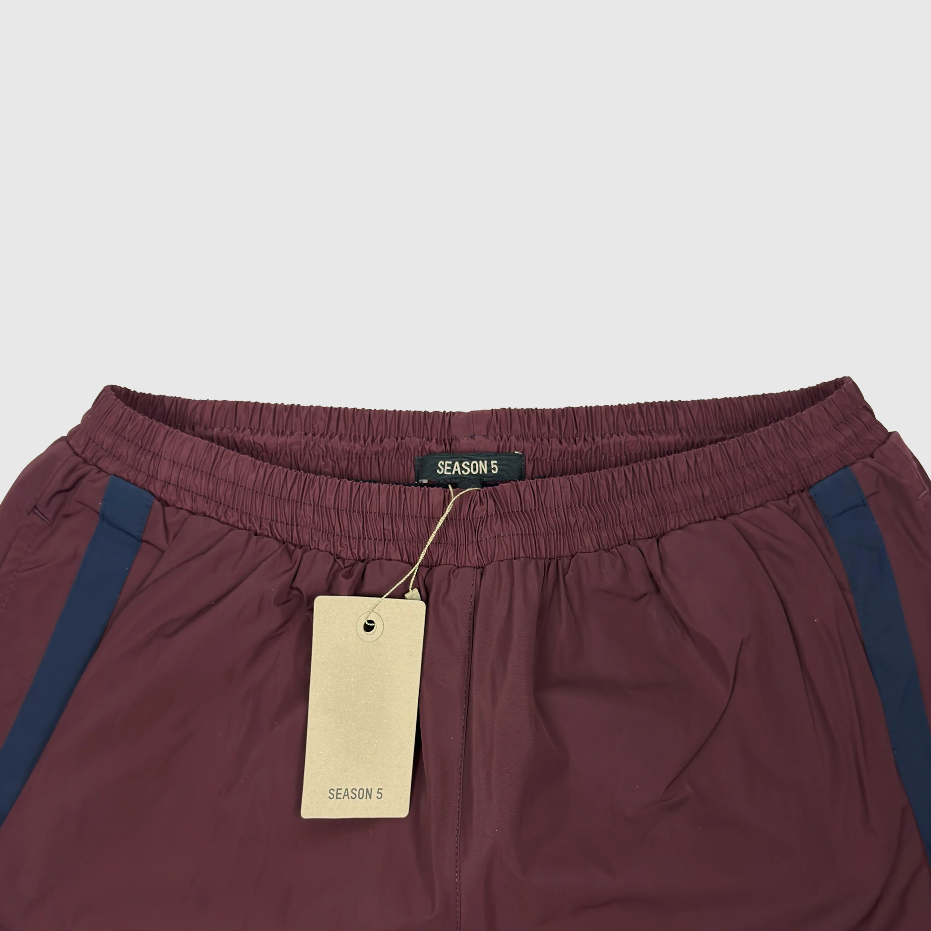 Yeezy Season 5 Crest Track Pants In Oxblood - Image 5