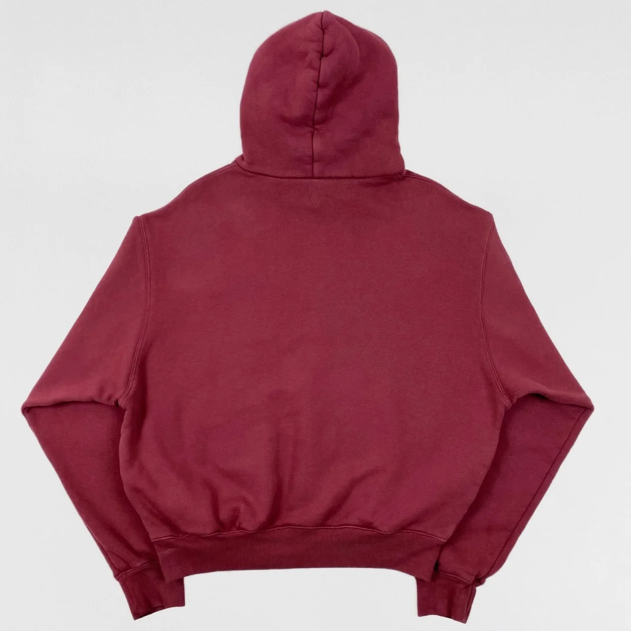 YZY SZN 6 Burgundy/Rust Hoodie Sample - Image 4