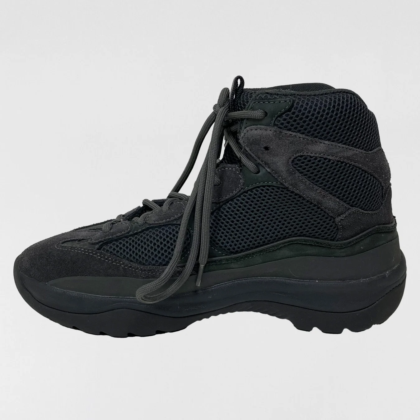 Yeezy Season 6 Suede Desert Boots In Graphite - Image 6