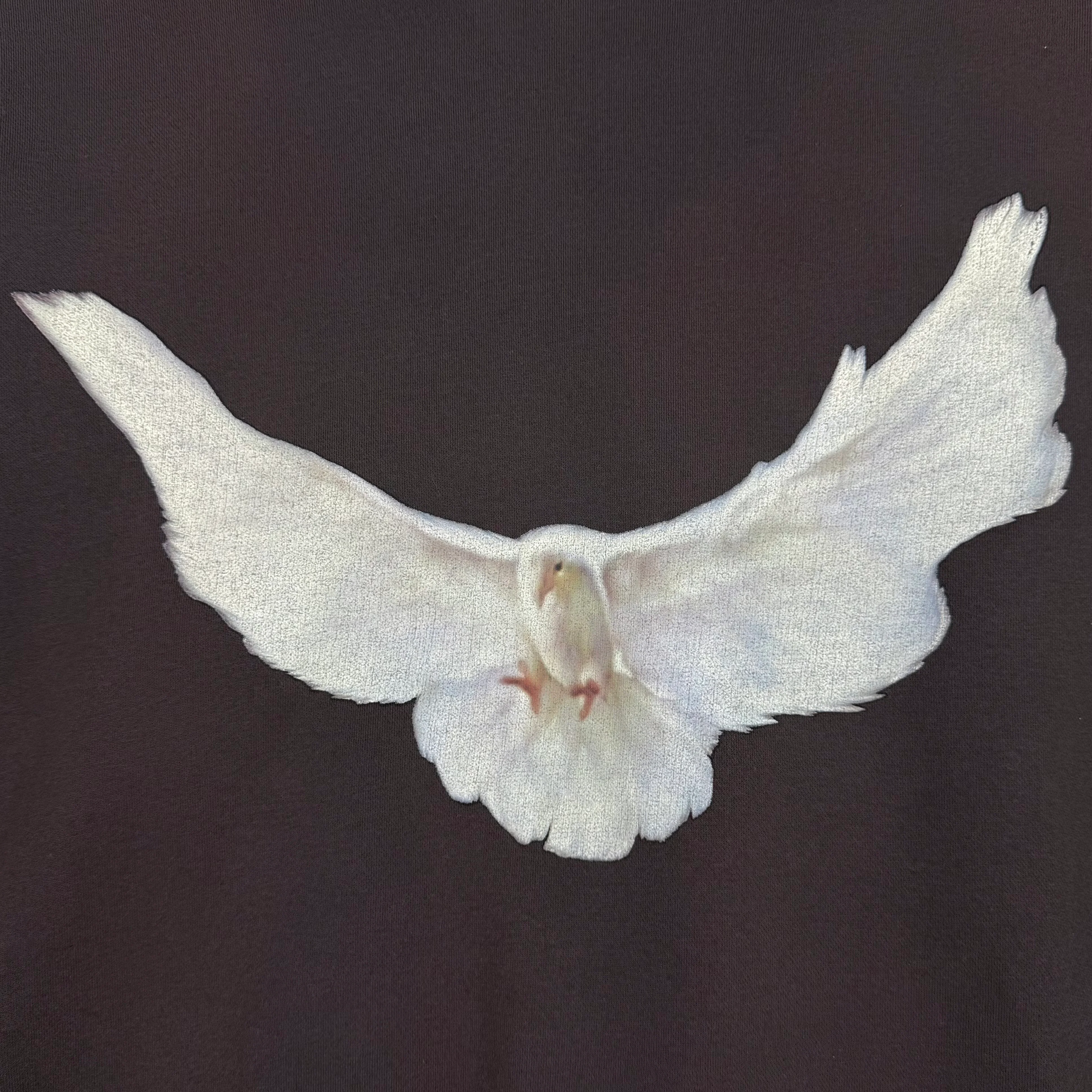 Yeezy Gap Balenciaga 2022 Double Layered Dove Hoodie In Dark Grey - Image 3