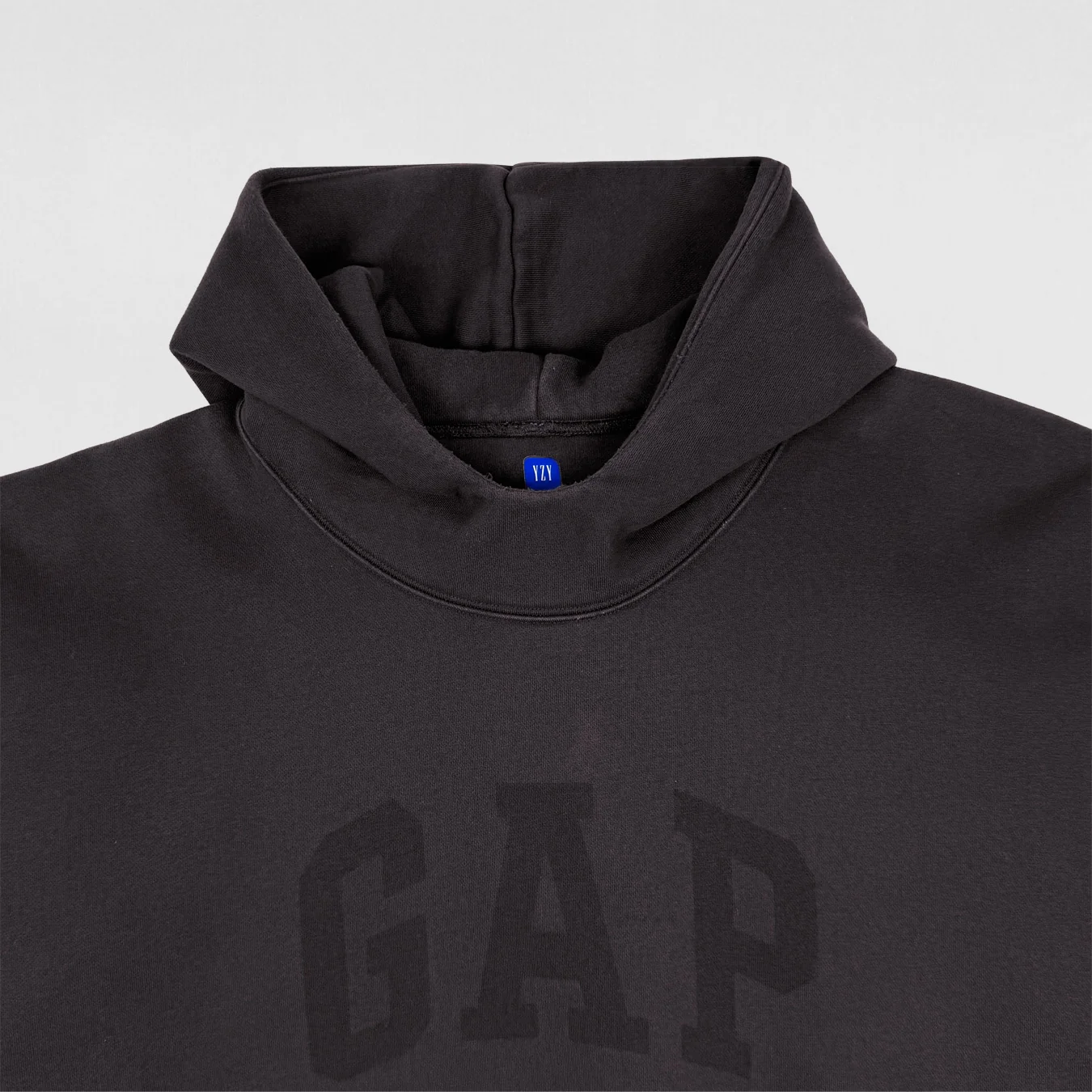 Yeezy Gap Balenciaga 2022 Double Layered Dove Hoodie In Dark Grey - Image 6