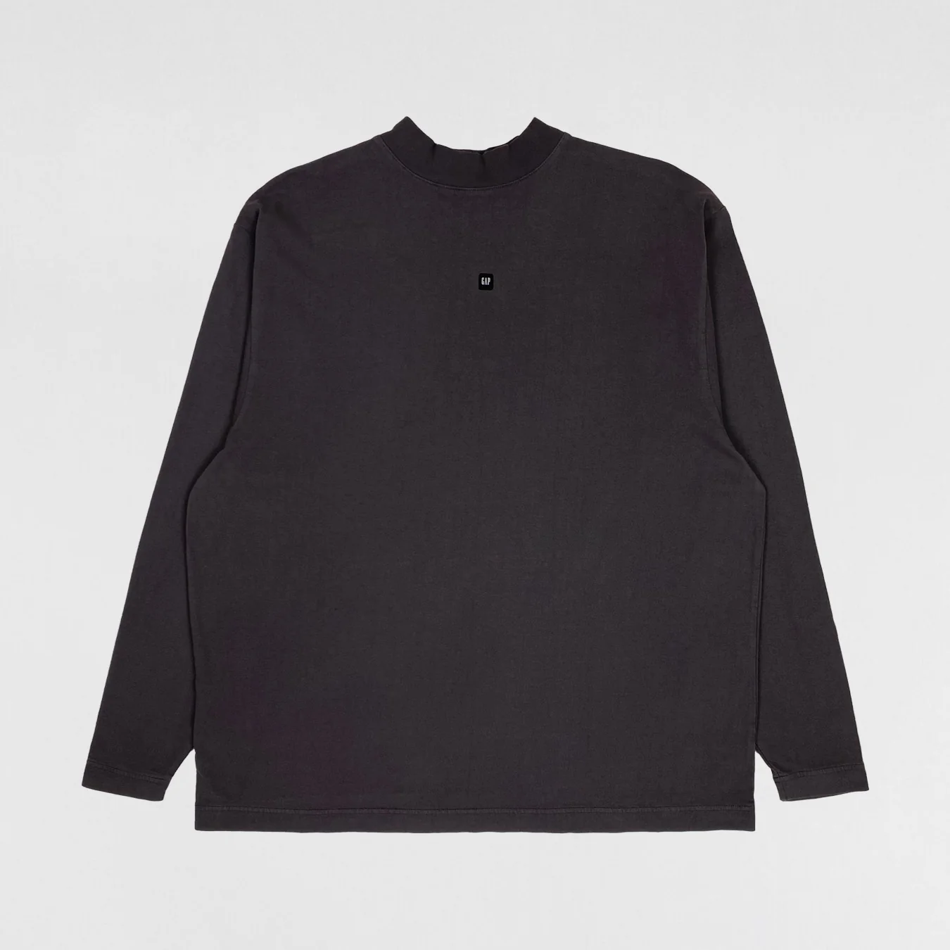Yeezy Gap Balenciaga 2022 Logo Long Sleeve In Dark Grey