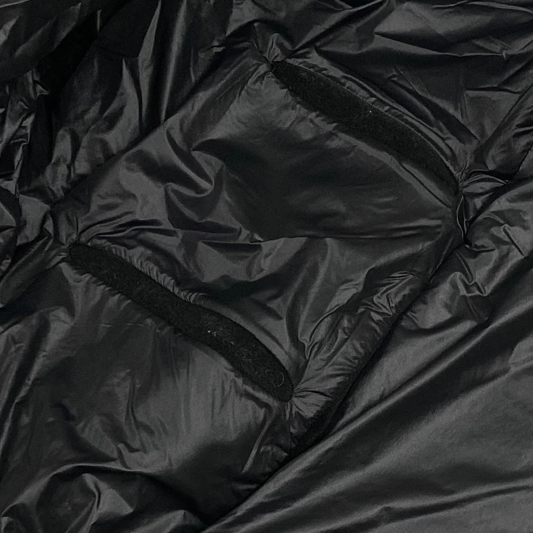 Yeezy Gap Balenciaga 2022 Long Round Jacket In Black - Image 3