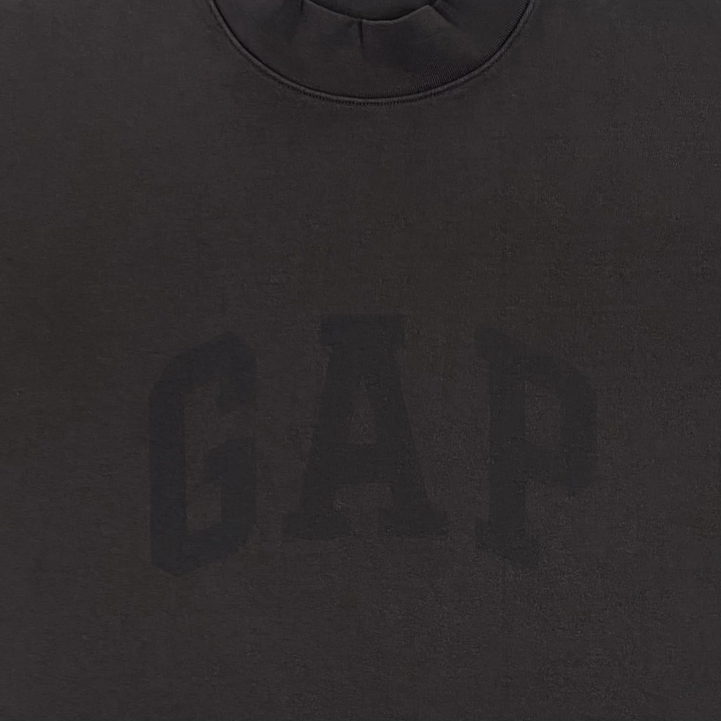 Yeezy Gap Balenciaga 2022 No Seam Dove Boxy Tee In Dark Grey - Image 4