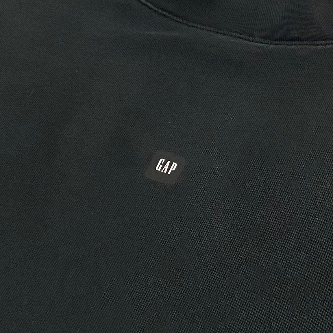 Yeezy Gap Balenciaga 2022 No Seam Logo Boxy Tee In Black - Image 3