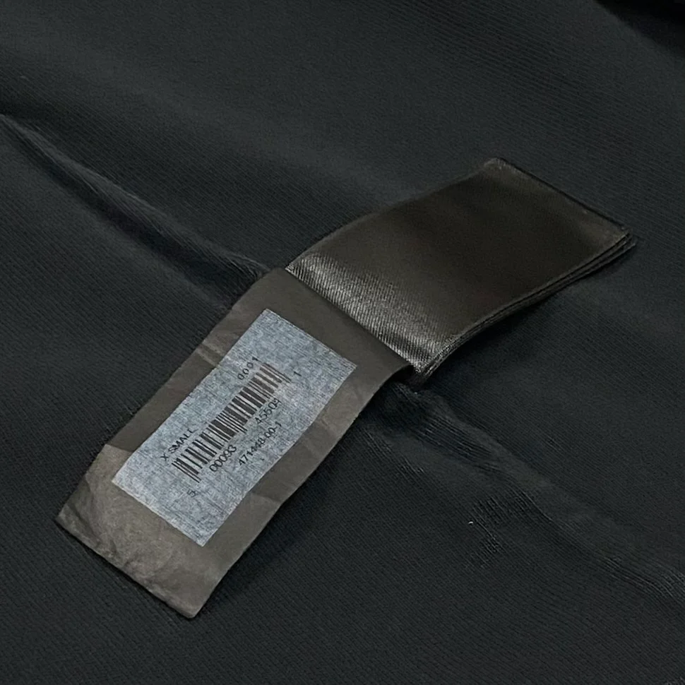 Yeezy Gap Balenciaga 2022 No Seam Logo Boxy Tee In Black - Image 4