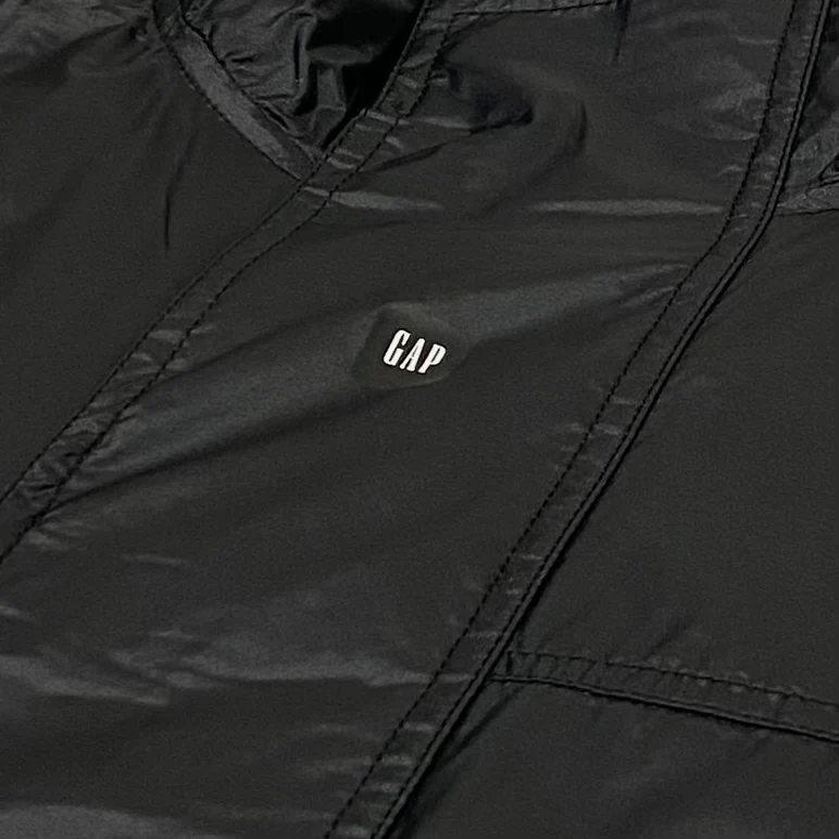 Yeezy Gap Balenciaga 2022 Nylon Light Parka In Black - Image 3
