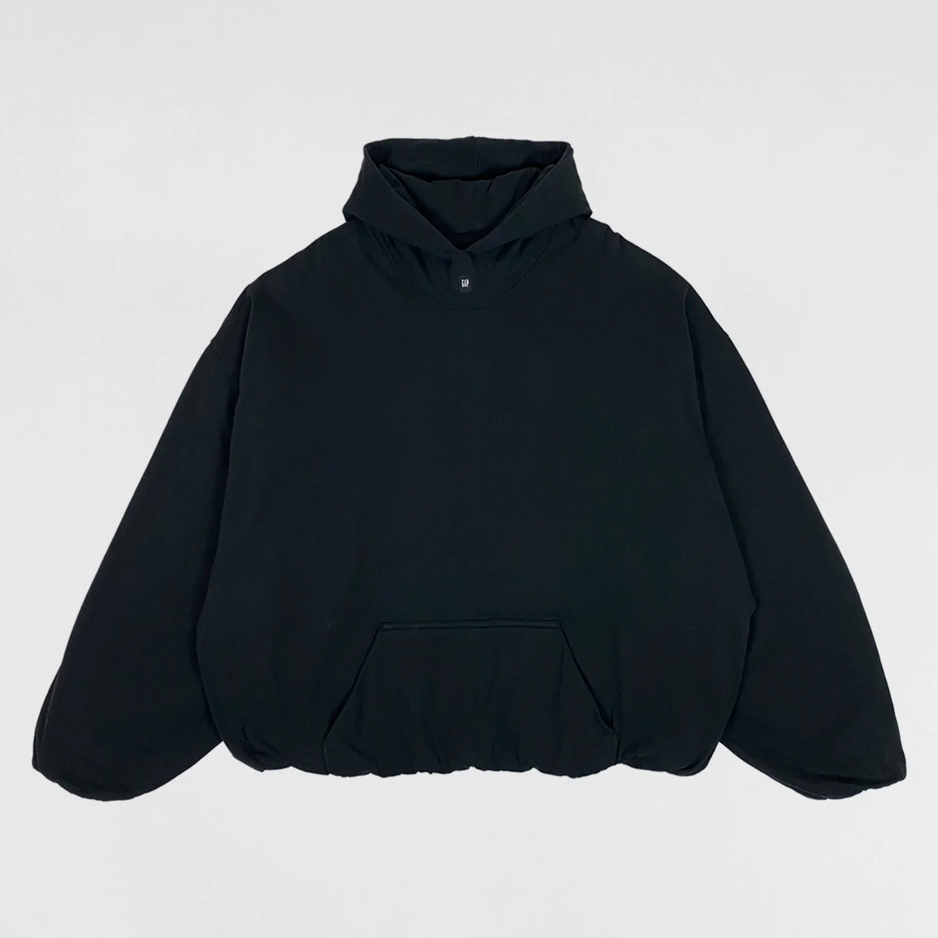 Yeezy Gap Balenciaga 2022 Logo Hoodie In Black