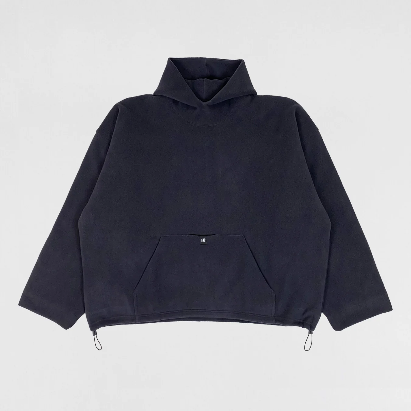 Yeezy Gap Balenciaga 2022 Polar Fleece Hoodie In Dark Grey