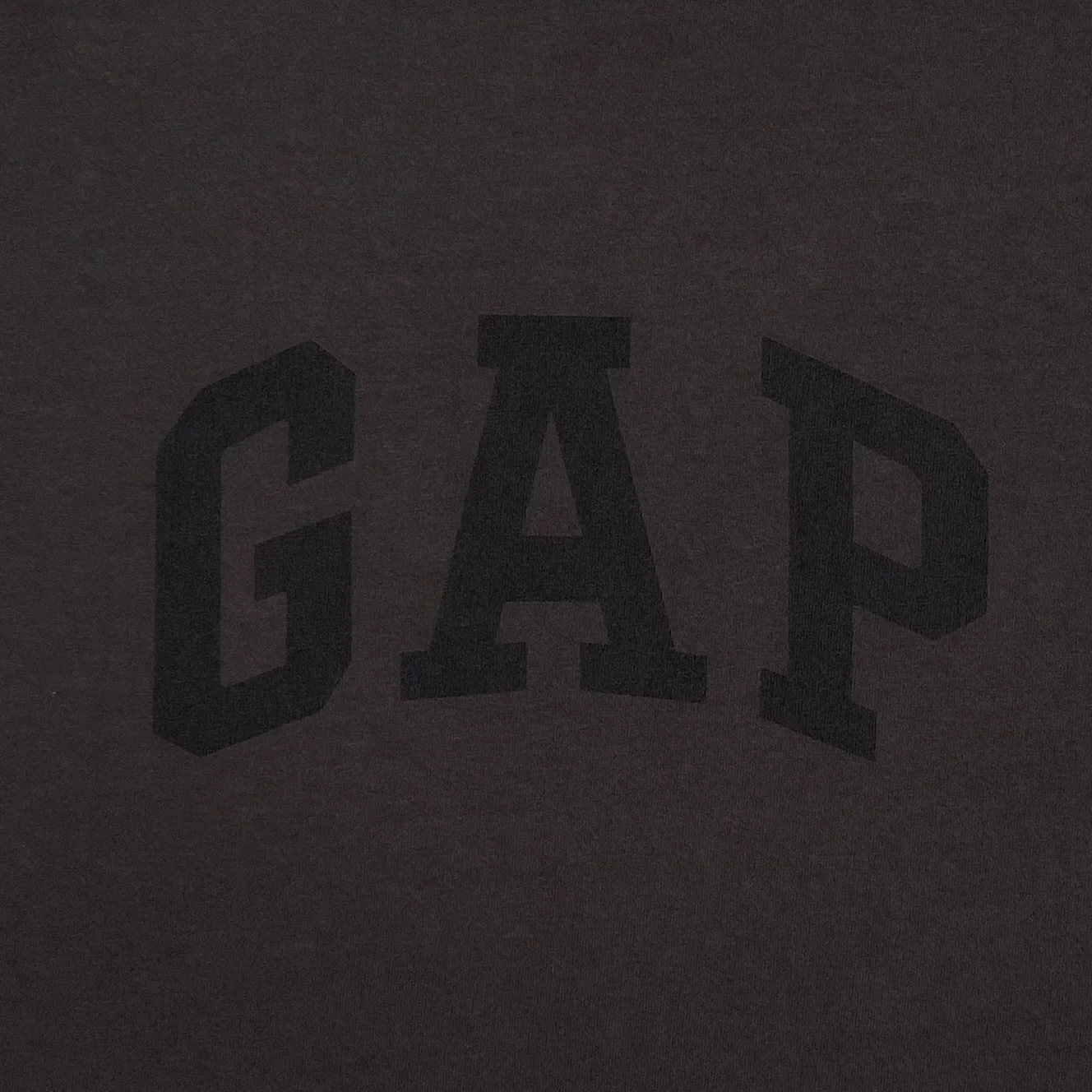 Yeezy Gap Balenciaga 2022 Quarter Sleeve Dove Tee In Dark Grey - Image 4