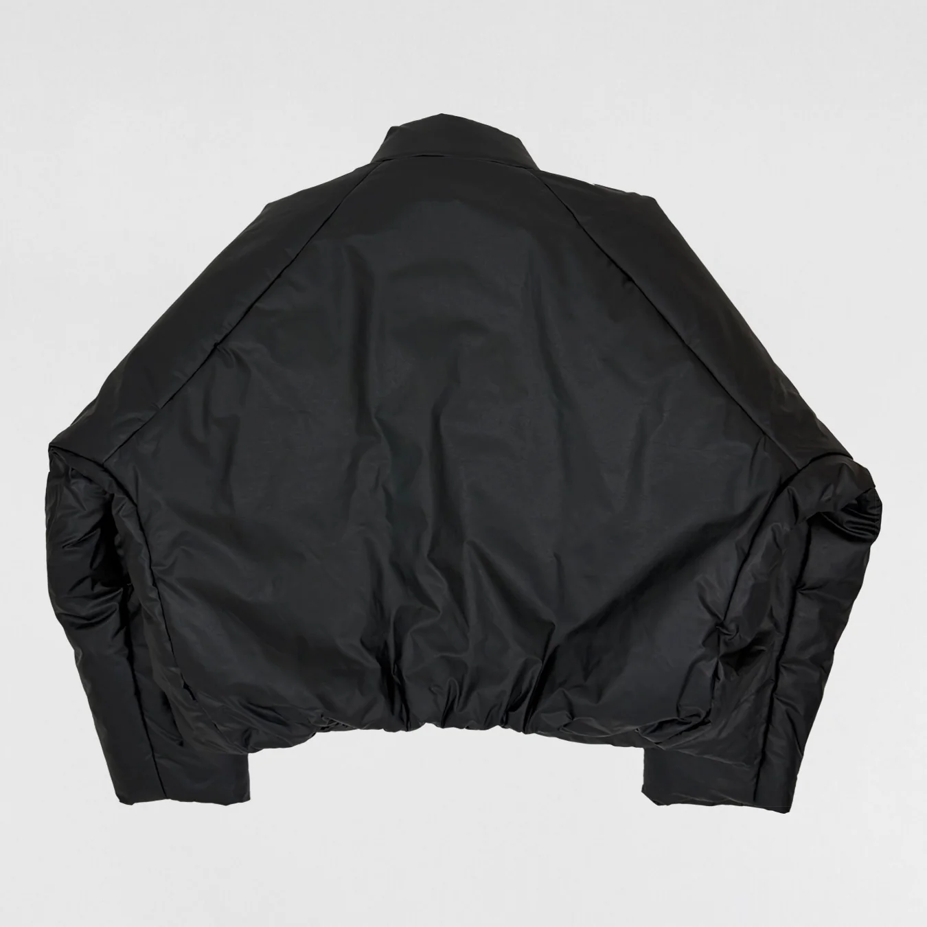 Yeezy Gap Balenciaga 2022 Round Jacket V1 In Coated Cotton Black - Image 3