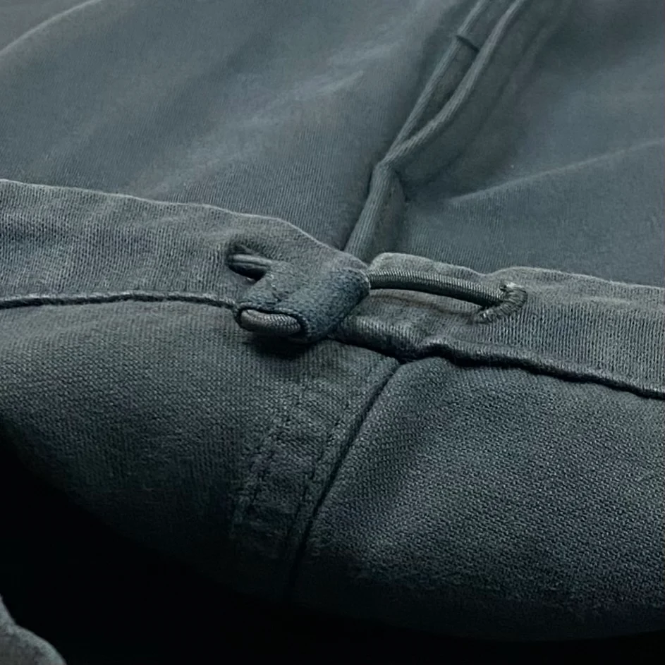 Yeezy Gap Balenciaga 2022 Sateen Hooded Anorak In Dark Green - Image 6