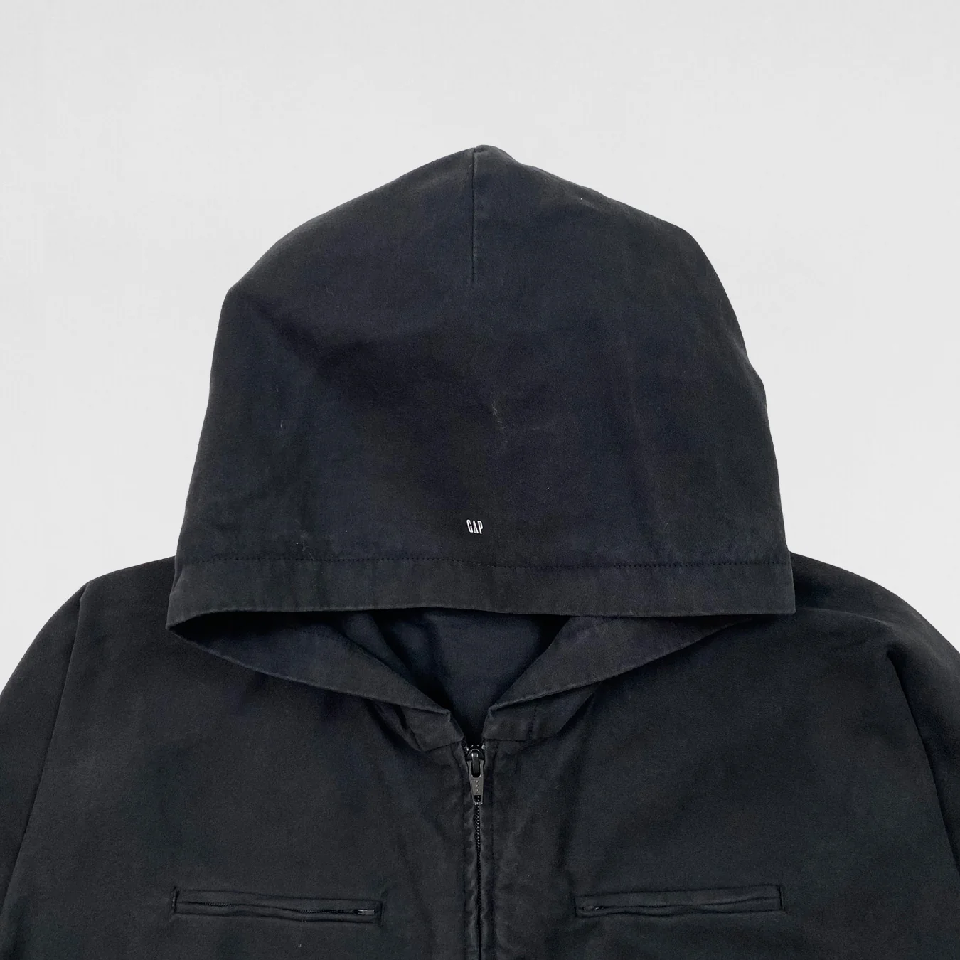 Yeezy Gap Balenciaga 2022 Overall Jumpsuit In Sateen Black - Image 4