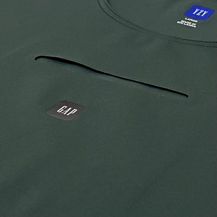 Yeezy Gap Balenciaga 2022 Second Skin Long Sleeve In Dark Green - Image 3