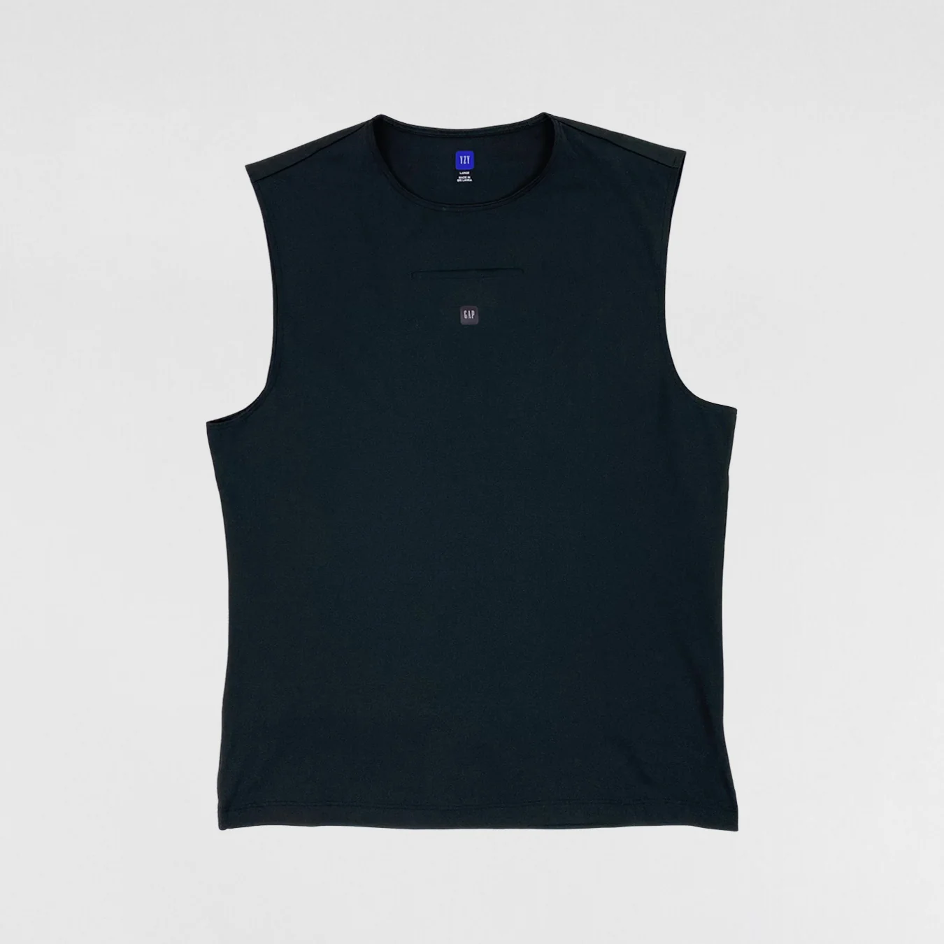 Yeezy Gap Balenciaga 2022 Second Skin Sleeveless Tee In Black