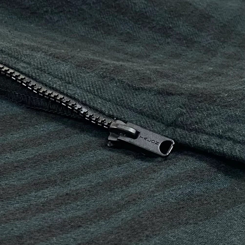 Yeezy 2017 Oversized Hooded Zip Up Flannel In Grace - Image 6