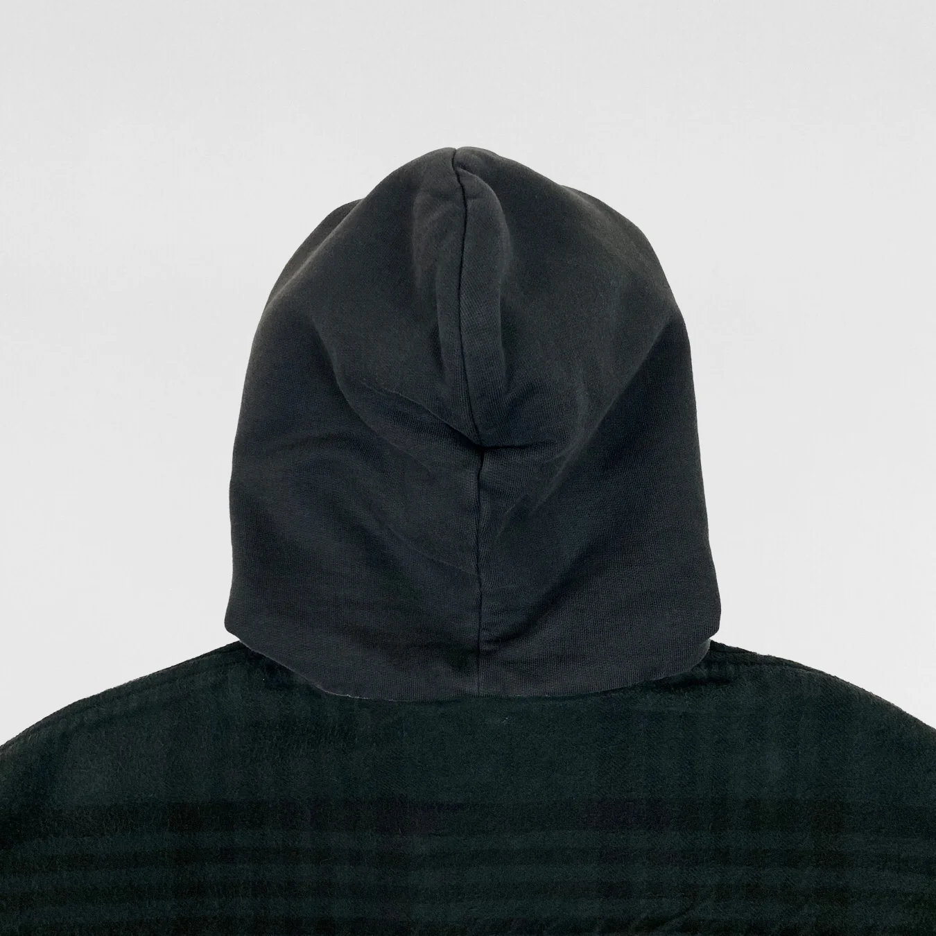 Yeezy 2017 Oversized Hooded Zip Up Flannel In Grace - Image 8