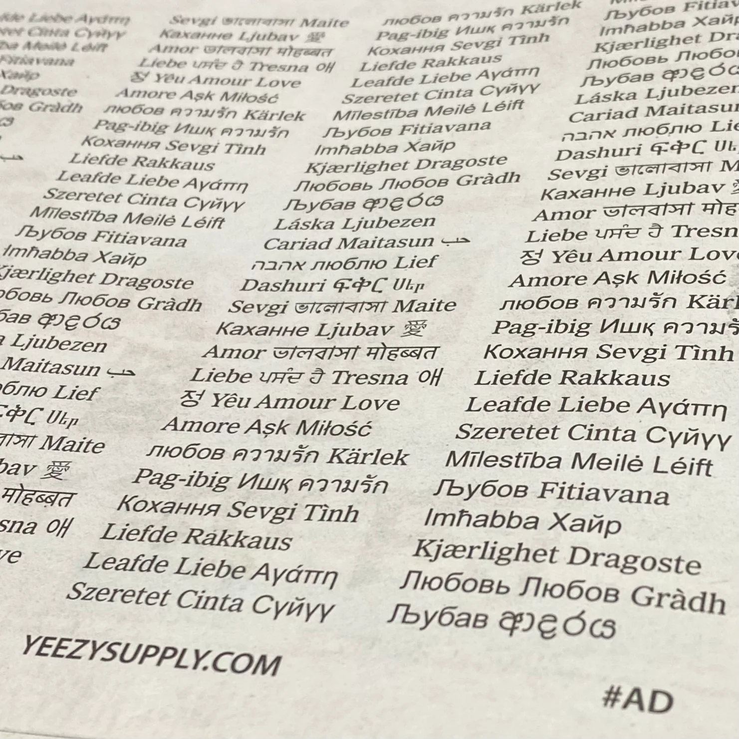 Yeezy 2018 New York Post 'We Got Love' Newspaper - Image 10