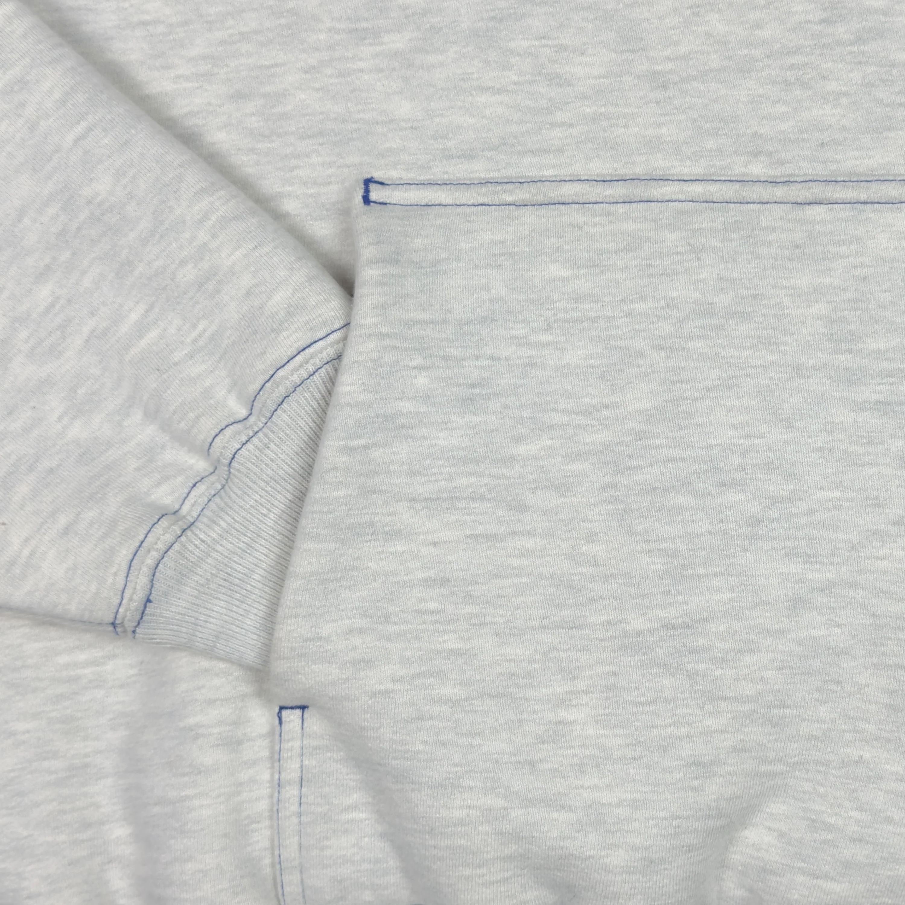Yeezy 2019 Unreleased Snap Button Blue Stitch Perfect Hoodie - Image 4