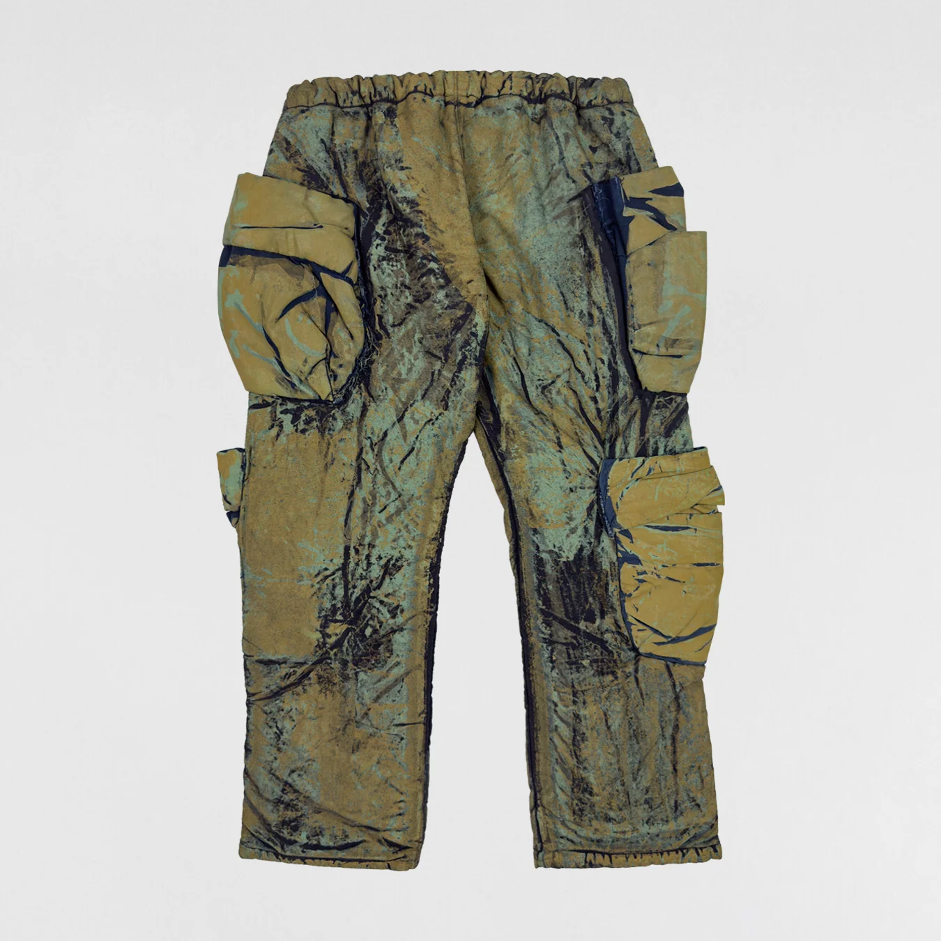 Yeezy 2020 Unreleased Padded Painted Cargo Pants - Image 6