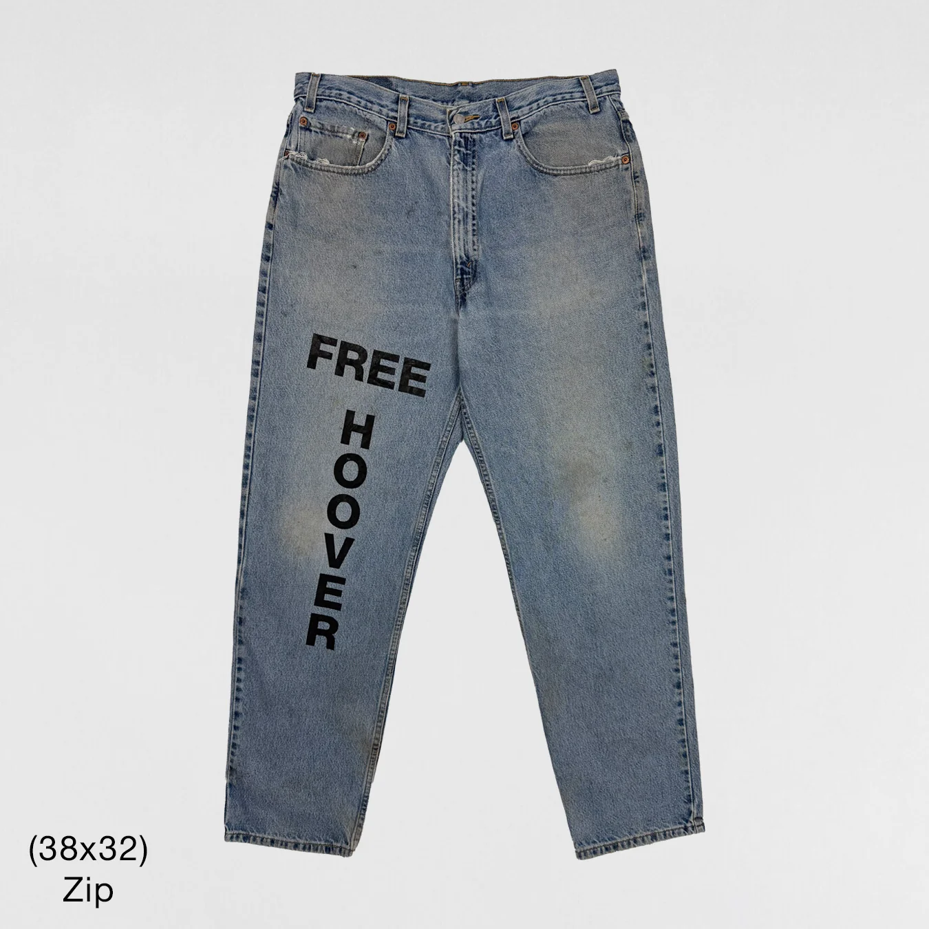 Yeezy 2021 Vintage 'Free Hoover' Levi's Denim In Indigo Wash