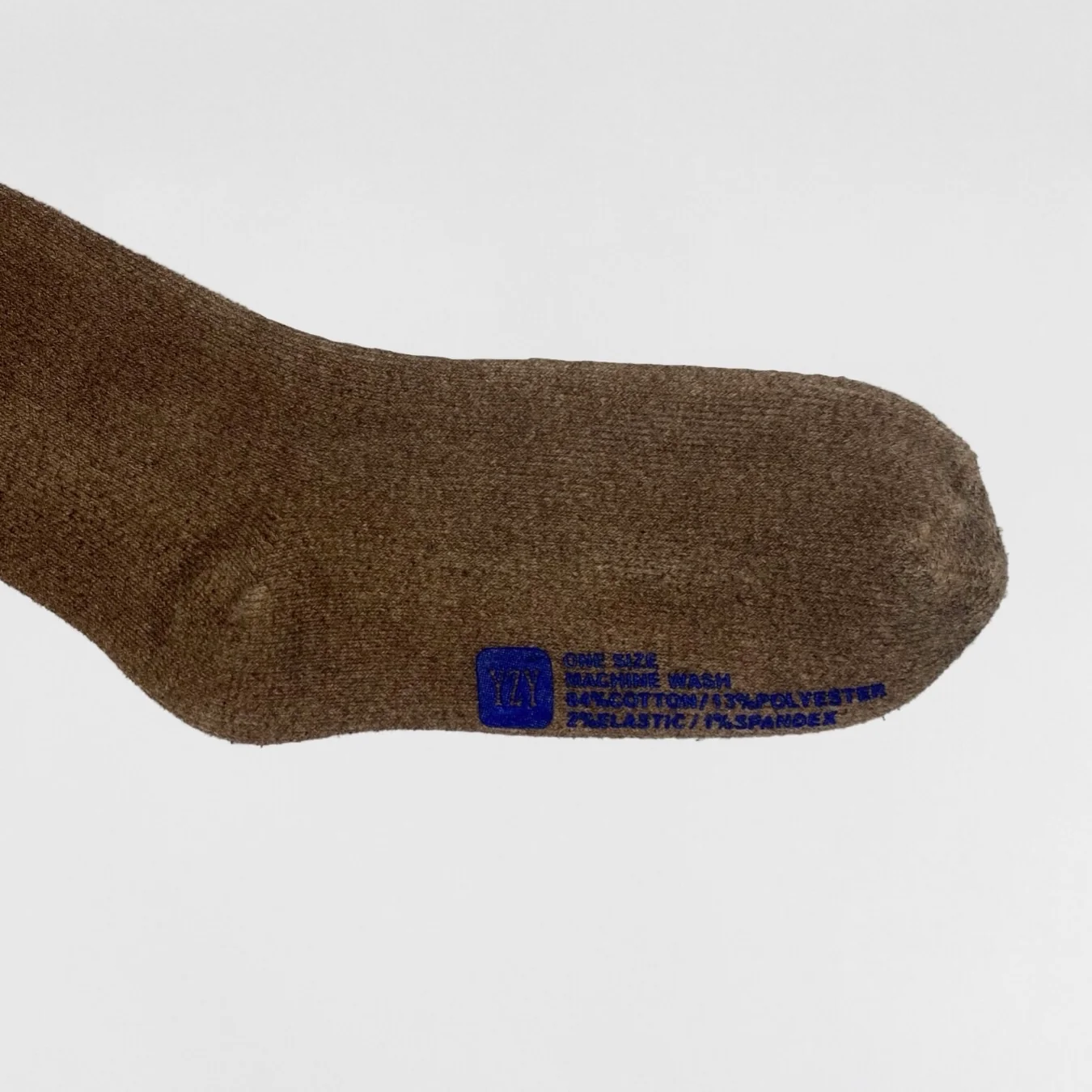 Yeezy Gap 2020 Unreleased Wyoming Two Tone Bouclette Sample Socks - Image 7