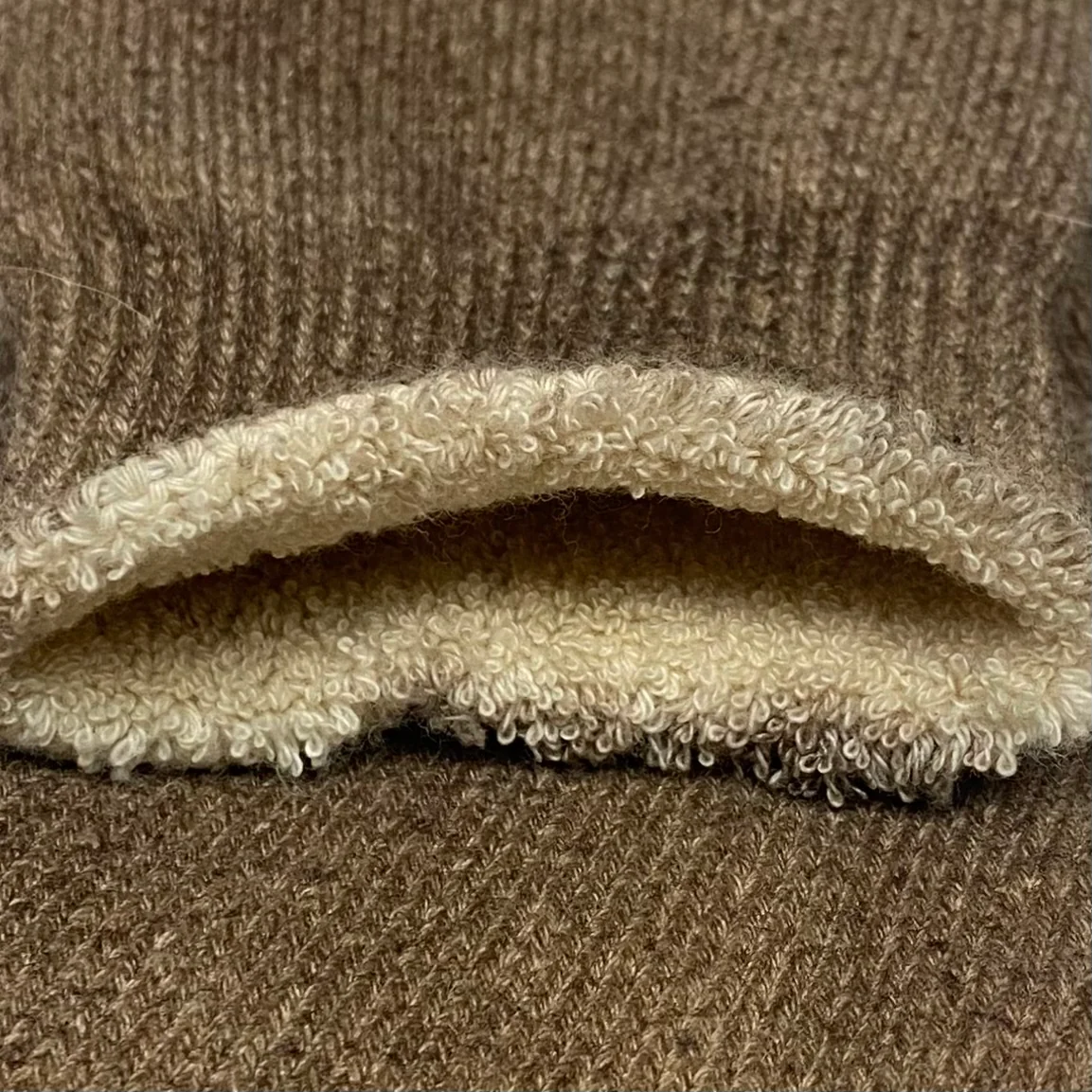 Yeezy Gap 2020 Unreleased Wyoming Two Tone Bouclette Sample Socks - Image 9