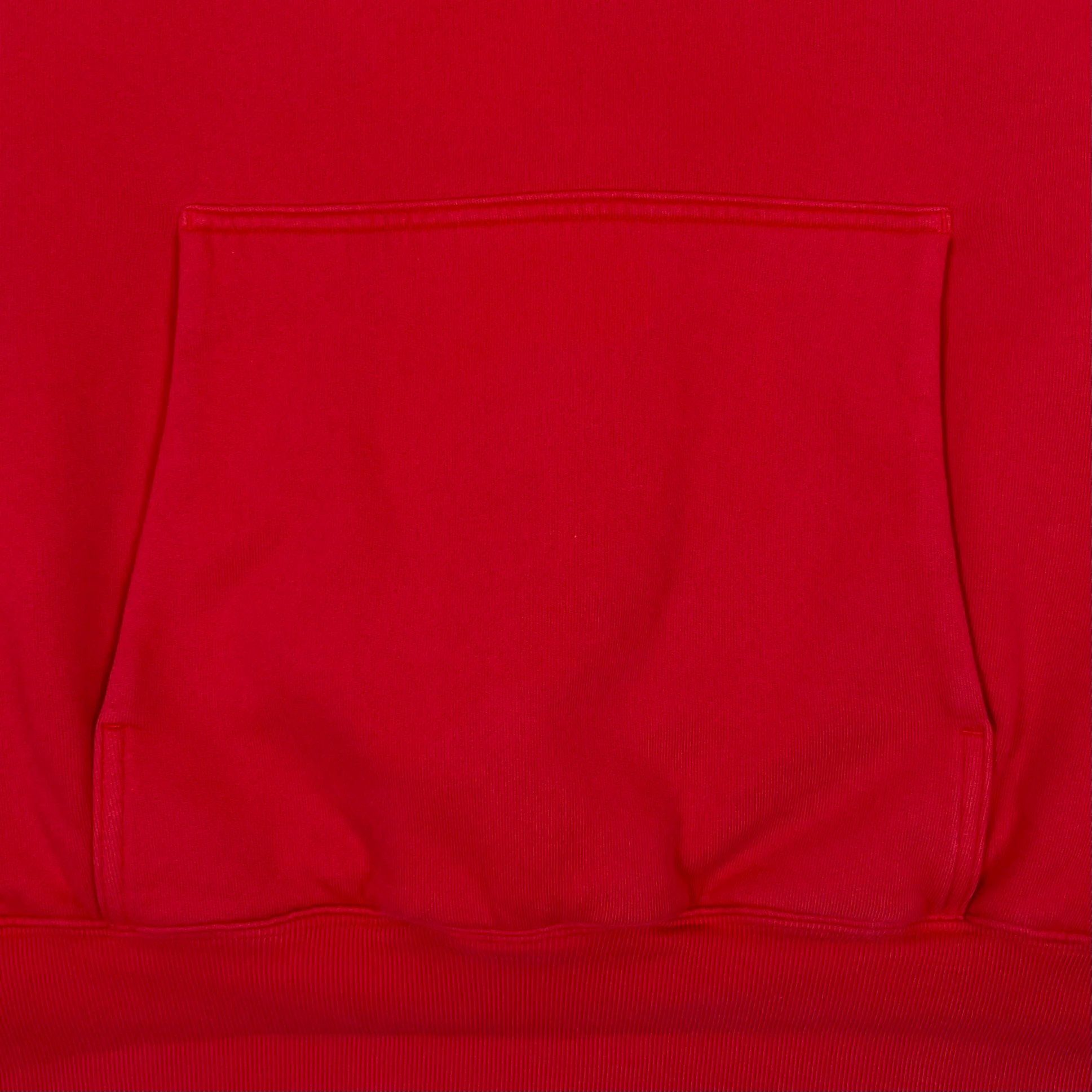 Yeezy Gap 2021 Double Layered Hoodie In Red - Image 5
