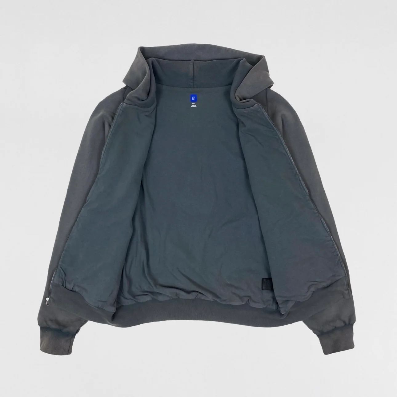 Yeezy Gap 2022 Zip Hoodie In Poetic Grey - Image 2