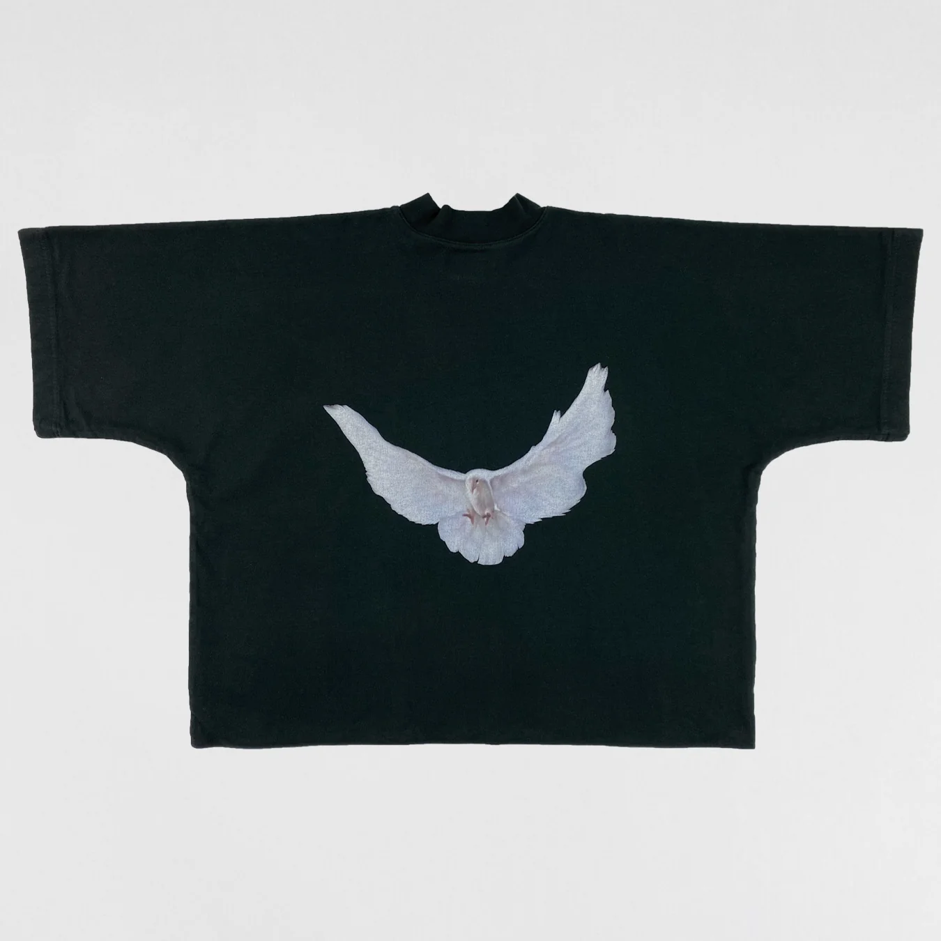 Yeezy Gap Balenciaga 2022 No Seam Dove Boxy Tee In Black