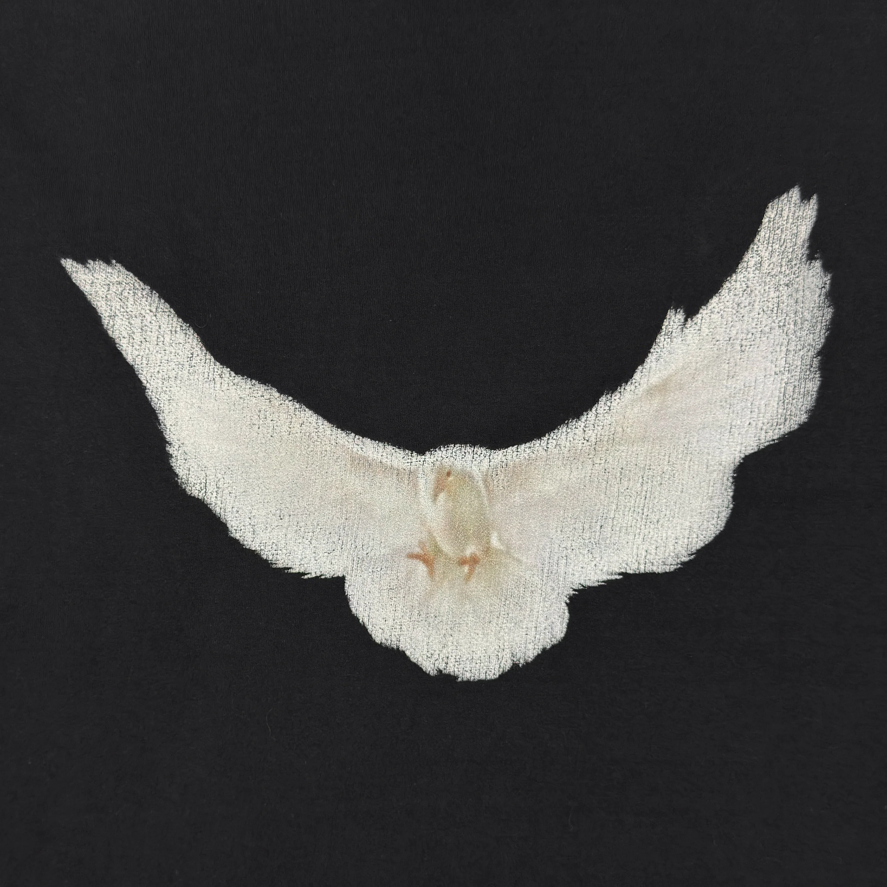 Yeezy Gap Balenciaga 2022 Quarter Sleeve Dove Tee In Black - Image 2