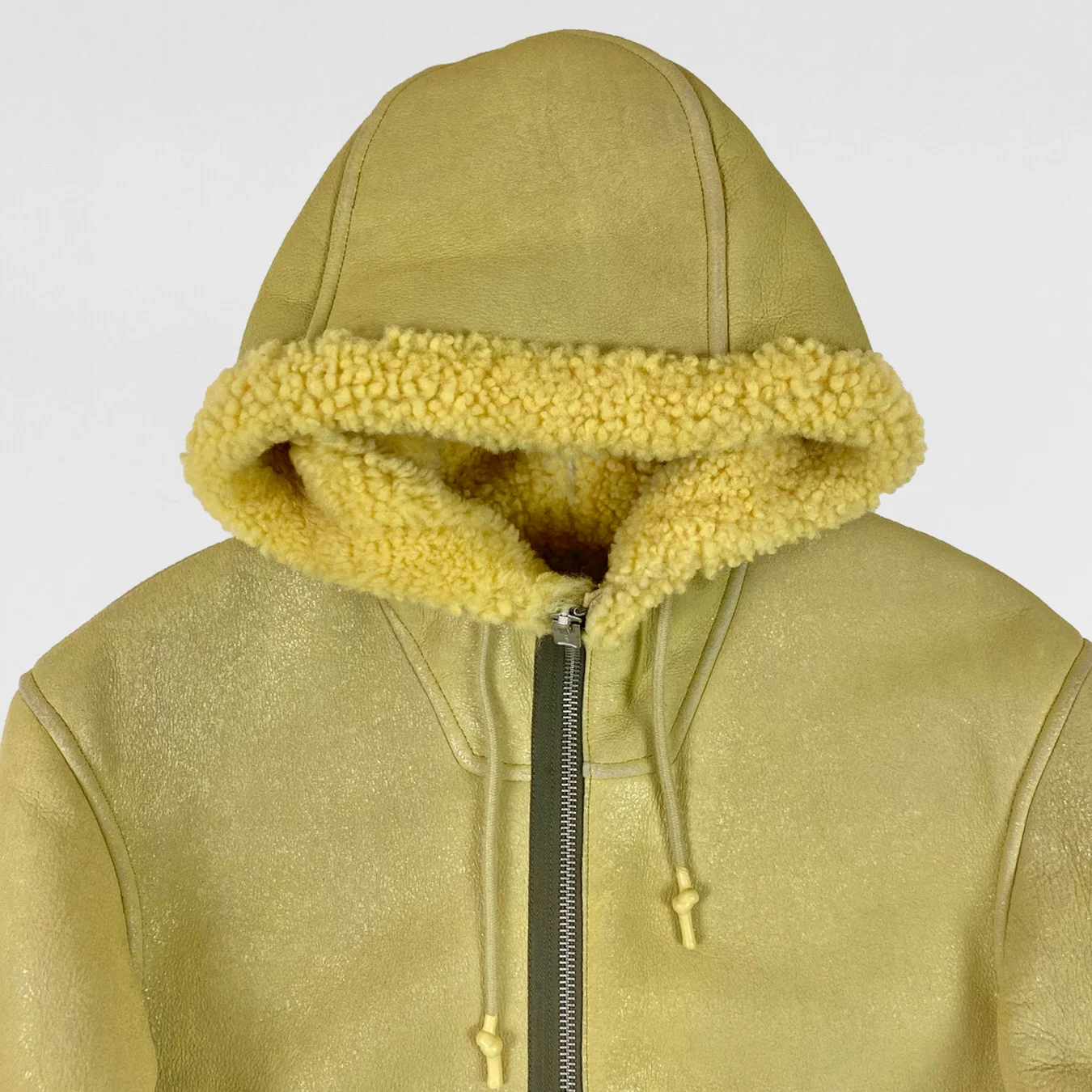 Yeezy Season 3 God Sun Shearling Hooded Jacket - Image 2