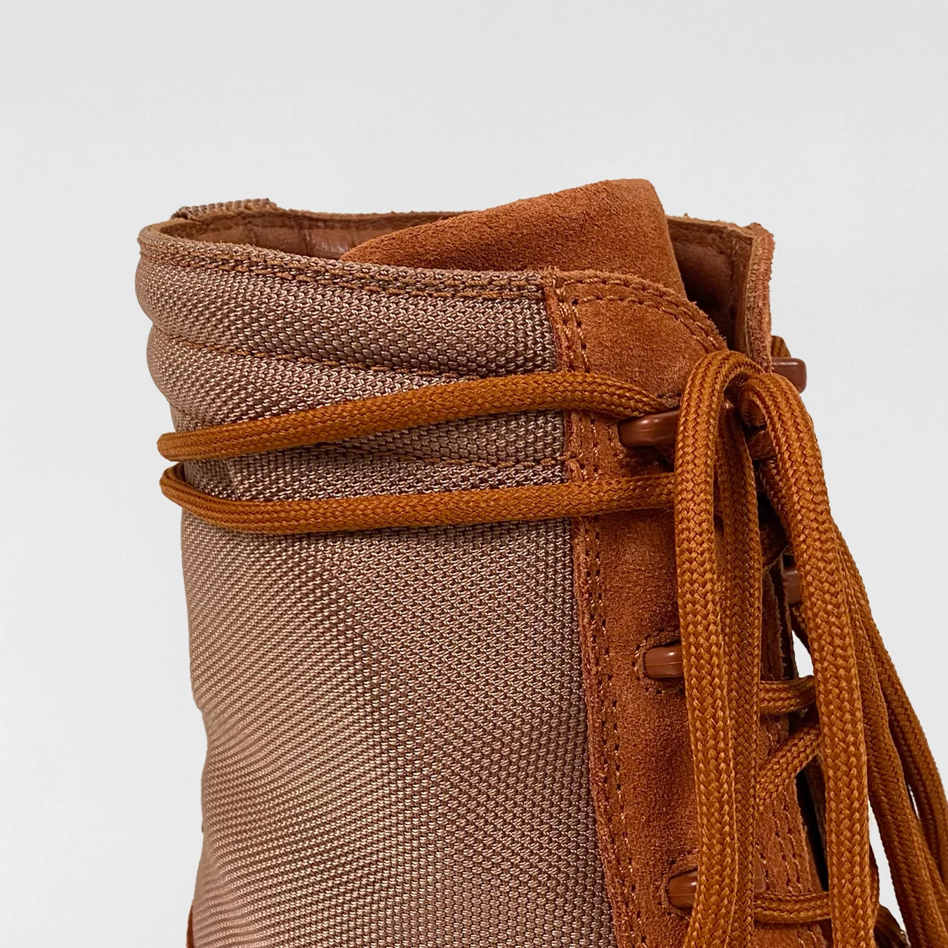 Yeezy Season 3 Military Boots In Burnt Sienna - Image 6