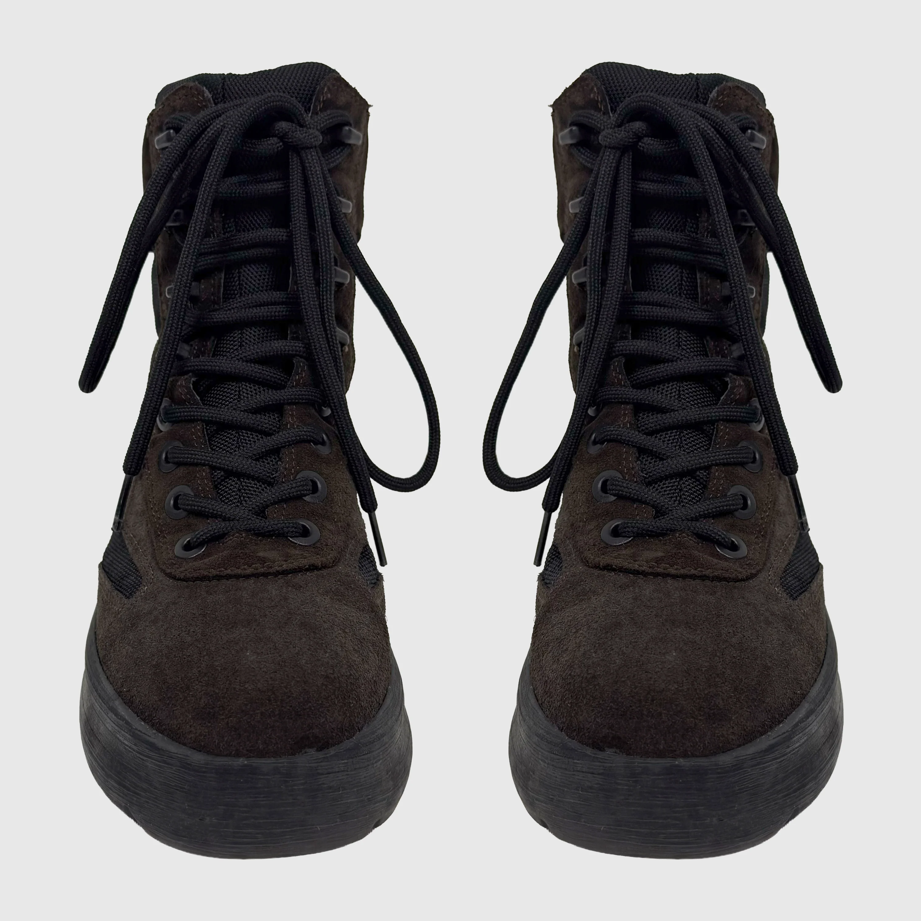 Yeezy Season 5 Canvas Military Boots In Onyx - Image 4