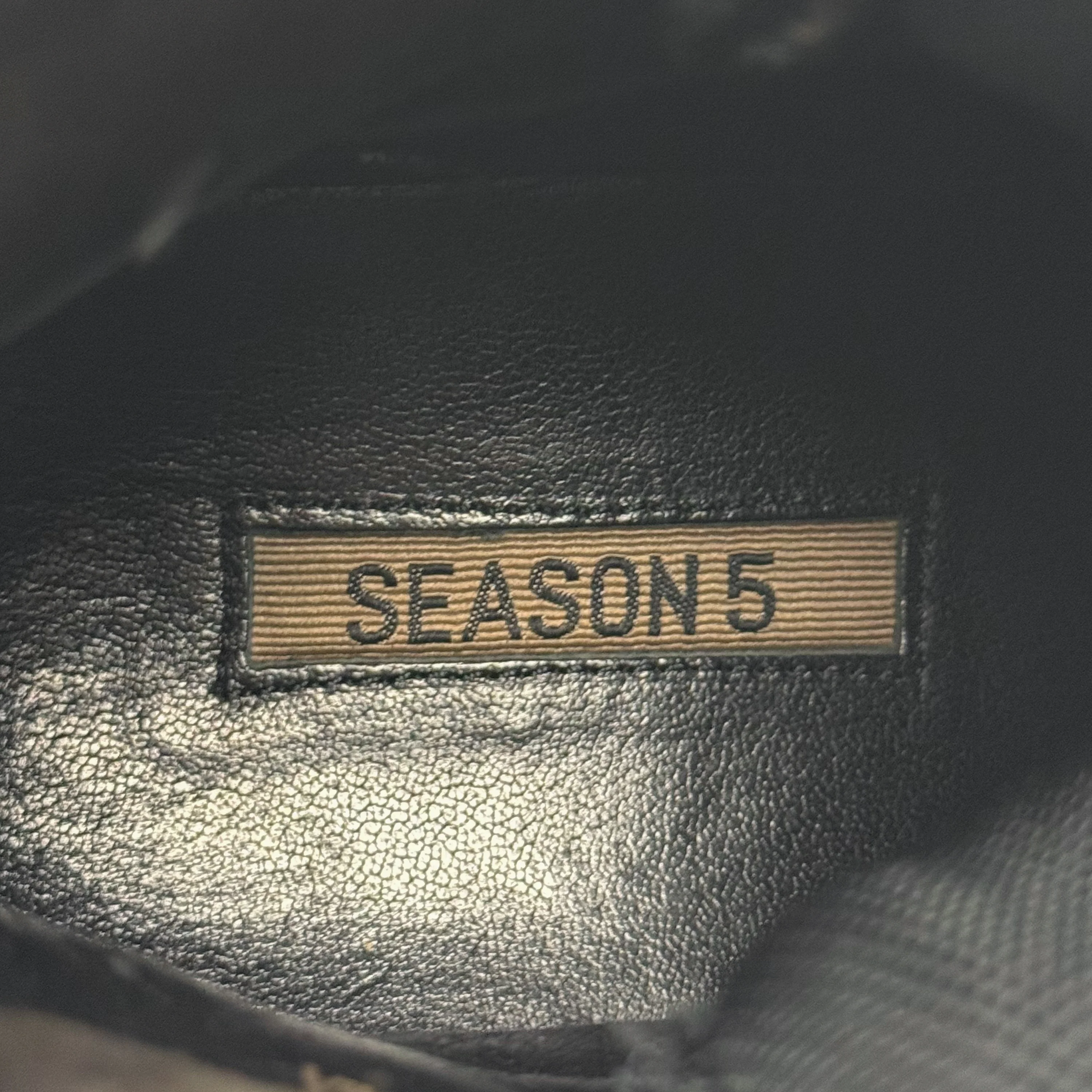 Yeezy Season 5 Canvas Military Boots In Onyx - Image 9
