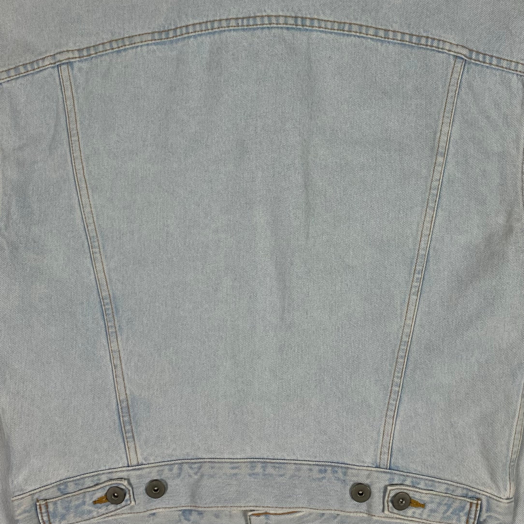 Yeezy Season 5 Denim Jacket In Faded Indigo - Image 7