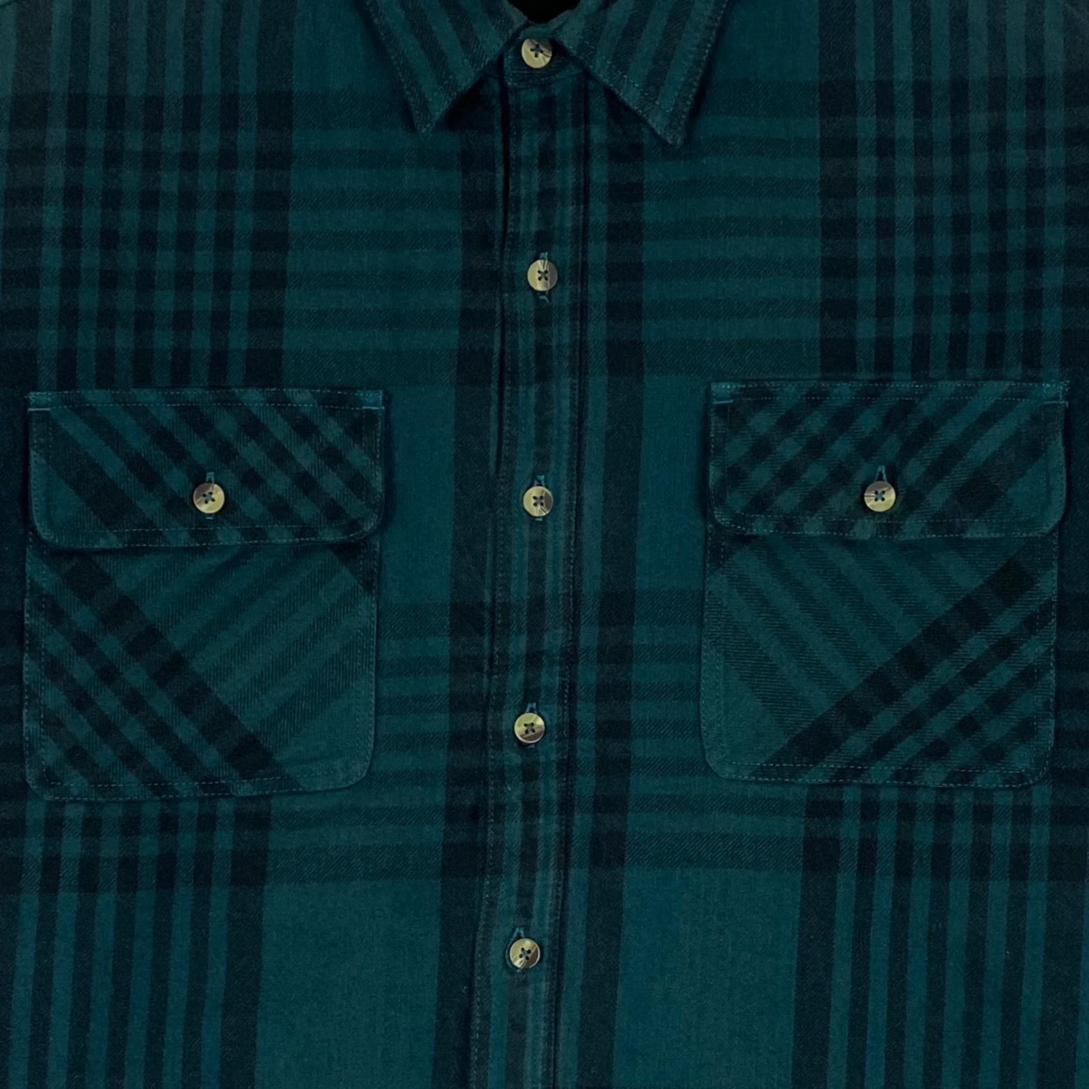 Yeezy Season 5 Sherpa Lined Flannel In Teal - Image 3