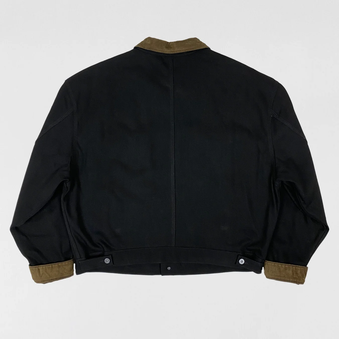 Yeezy Season 6 Flannel Lined Corduroy Denim Sample Jacket In Black - Image 6