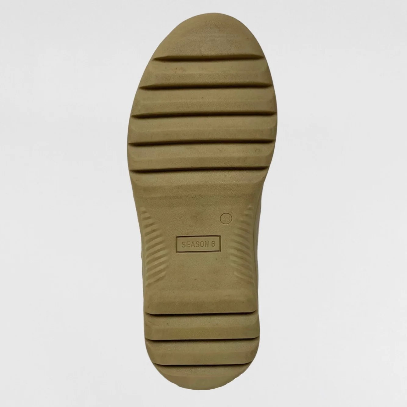 Yeezy Season 6 Suede Desert Boots In Taupe - Image 10